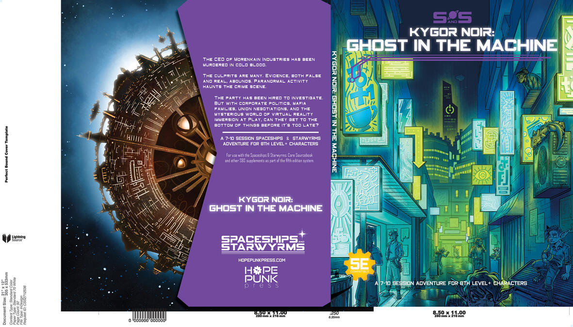 Spaceships &amp; Starwyrms - Print-Ready Cover