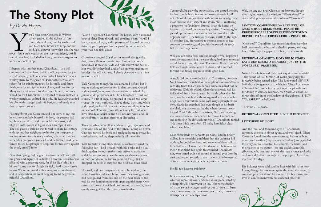 Wildsea Fan Zine - 2-Page Spread