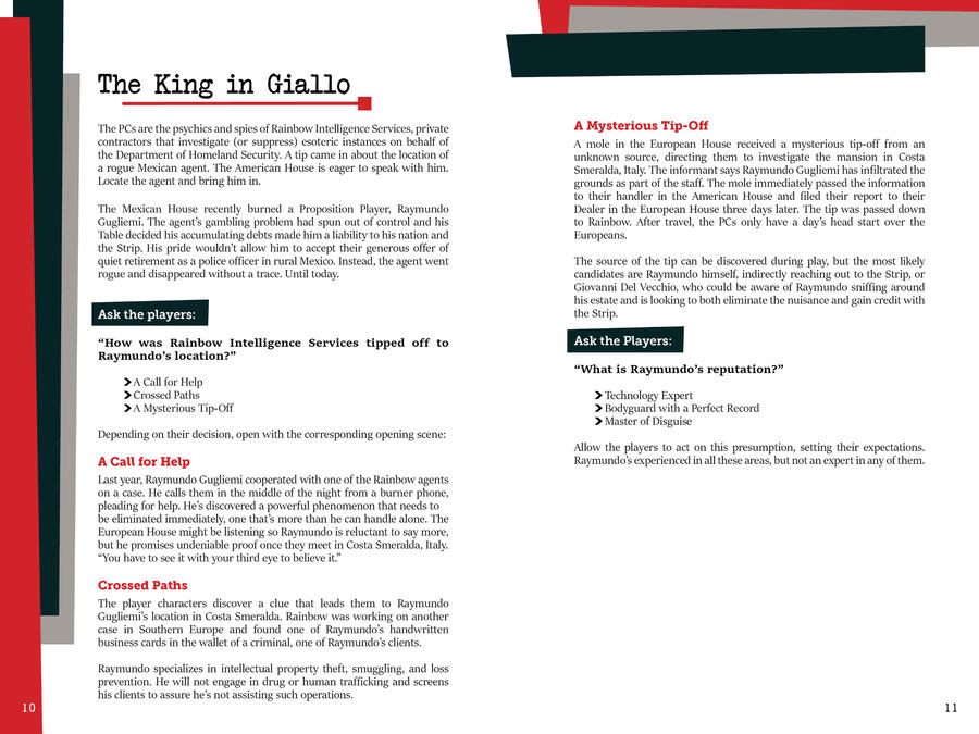 ESPionage: The King in Giallo