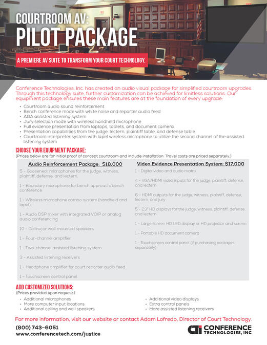 Conference Technologies - Sell Sheet