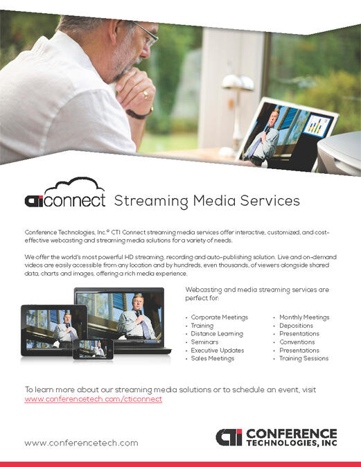 Conference Technologies - Alternate Sell Sheet