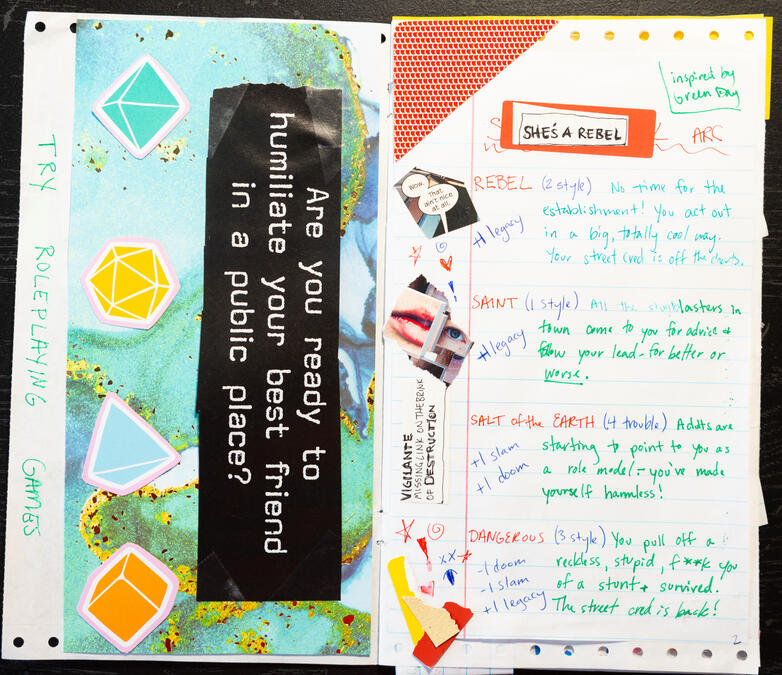 Slugblaster Mixtape Collage Zine