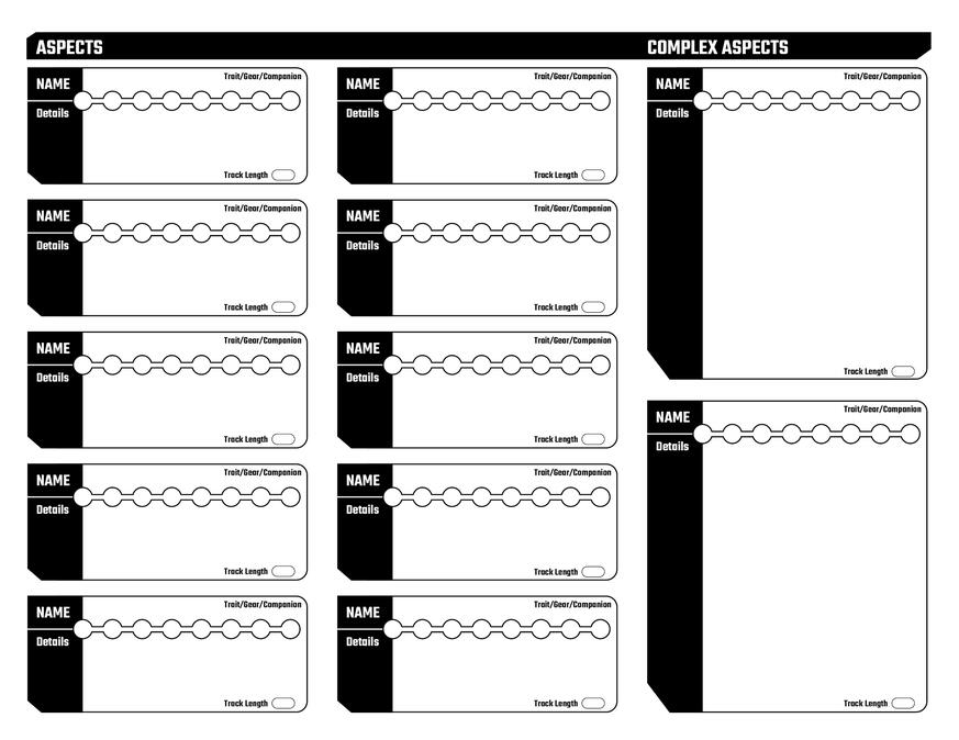 Wildsea Character Sheet Page 2